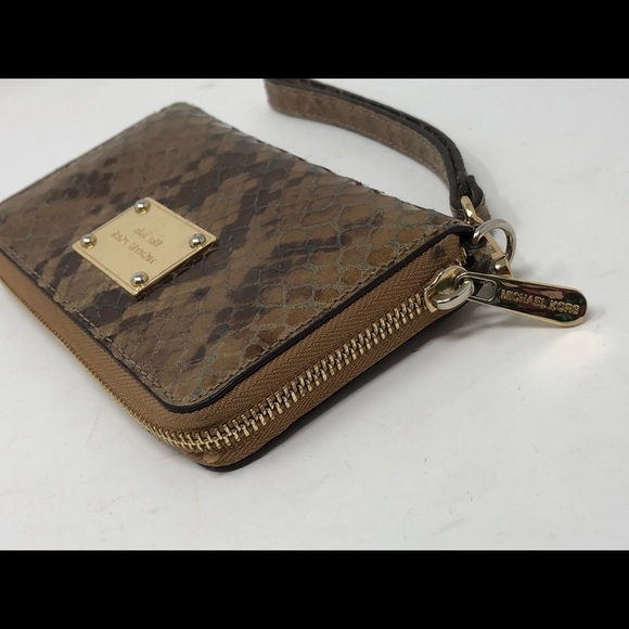 Michael kors snake print ph case wallet/wristlet - Picture 4 of 7